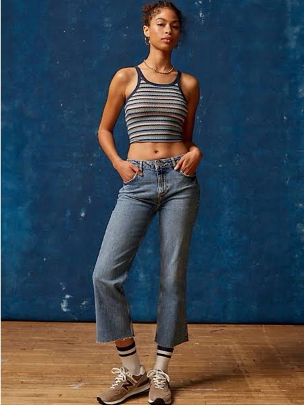 BDG Kylie Cropped Kick Flare Jean